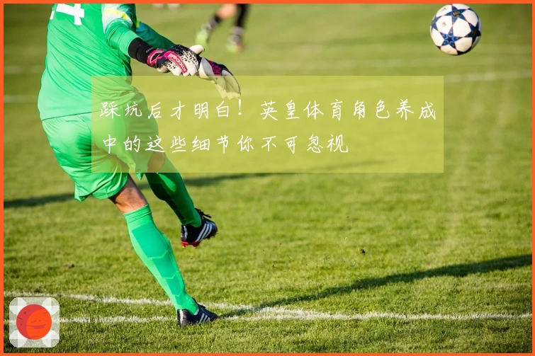 踩坑后才明白！英皇体育角色养成中的这些细节你不可忽视